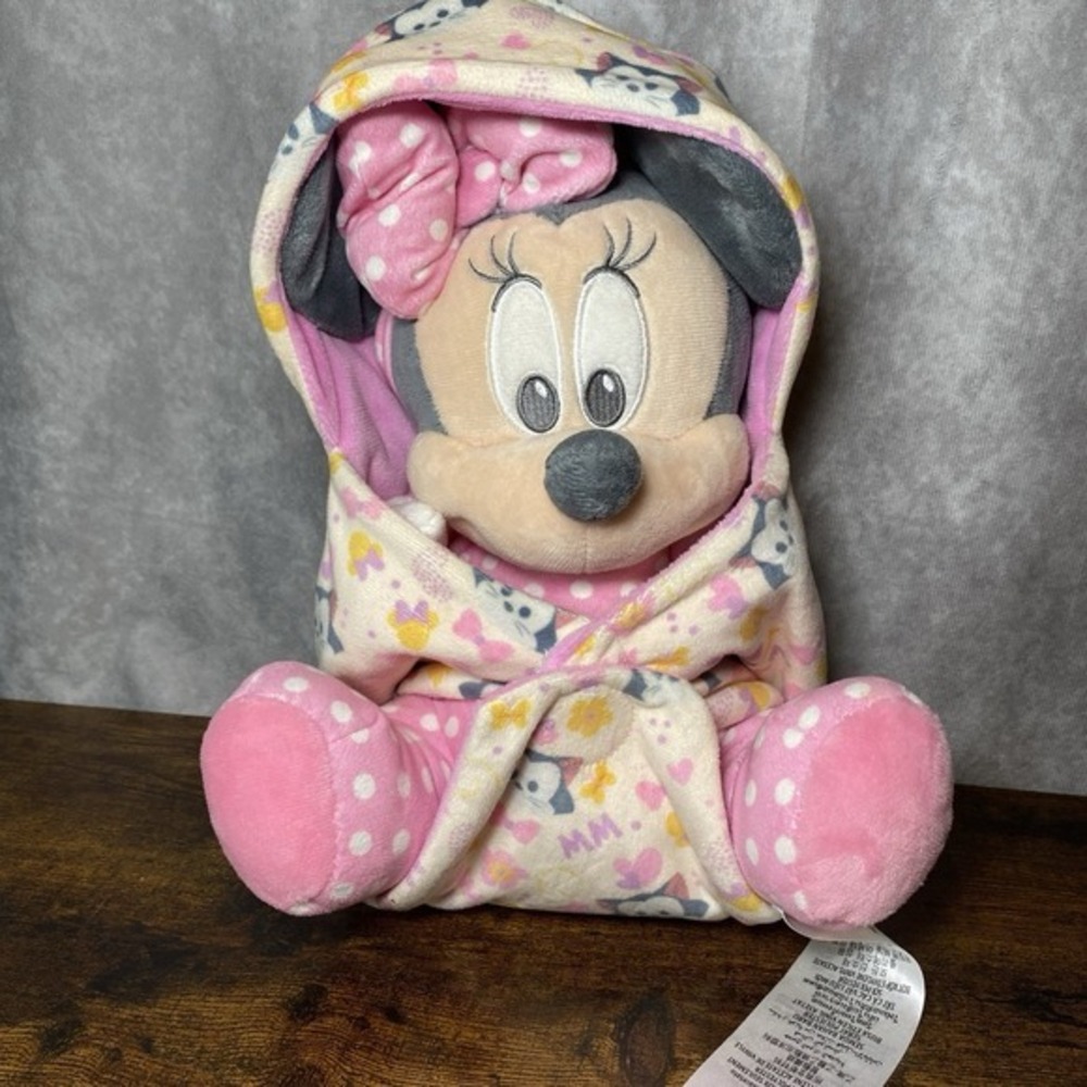 Disney Parks Babies Baby Blanket Plush Minnie Mouse